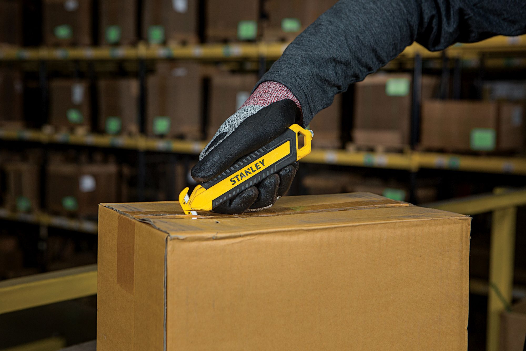 Cortador de embalajes de dos caras, bi-materia