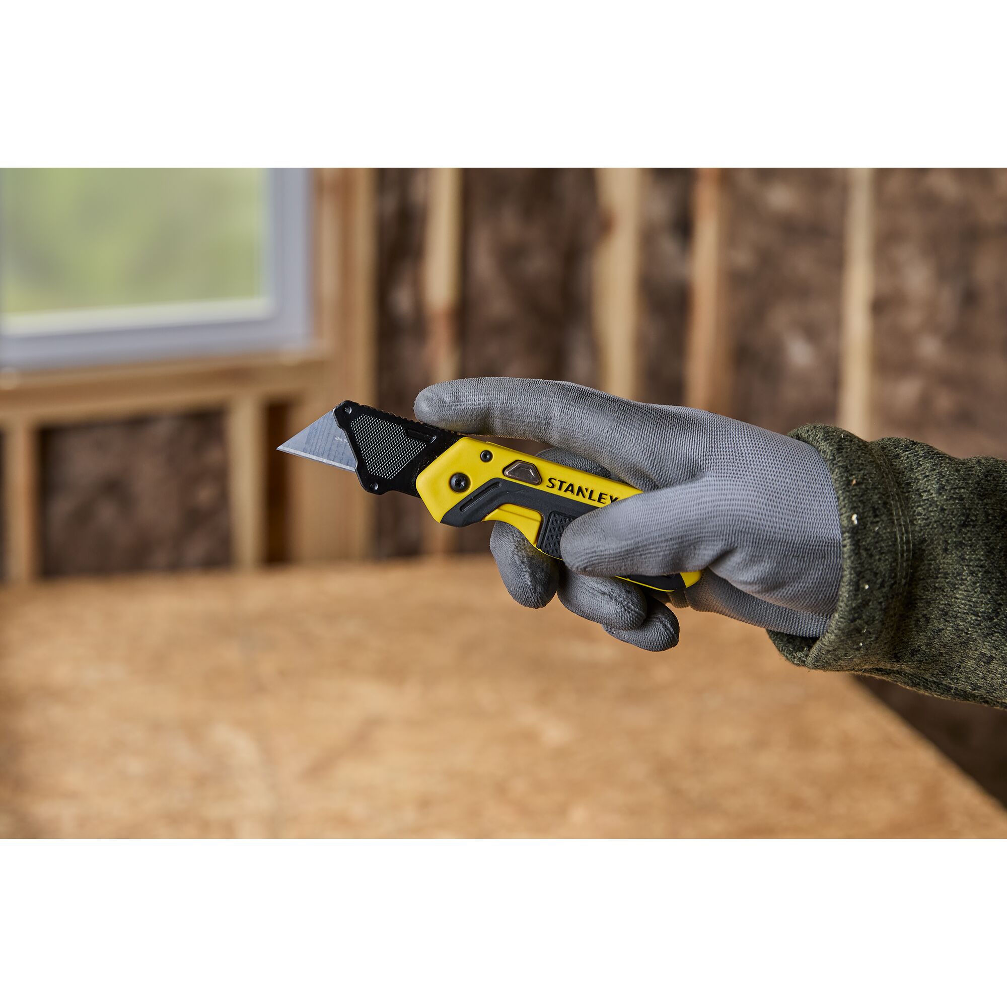 Cuchillo STANLEY® Plegable Compacto Hoja Fija - 1 Cuchilla
