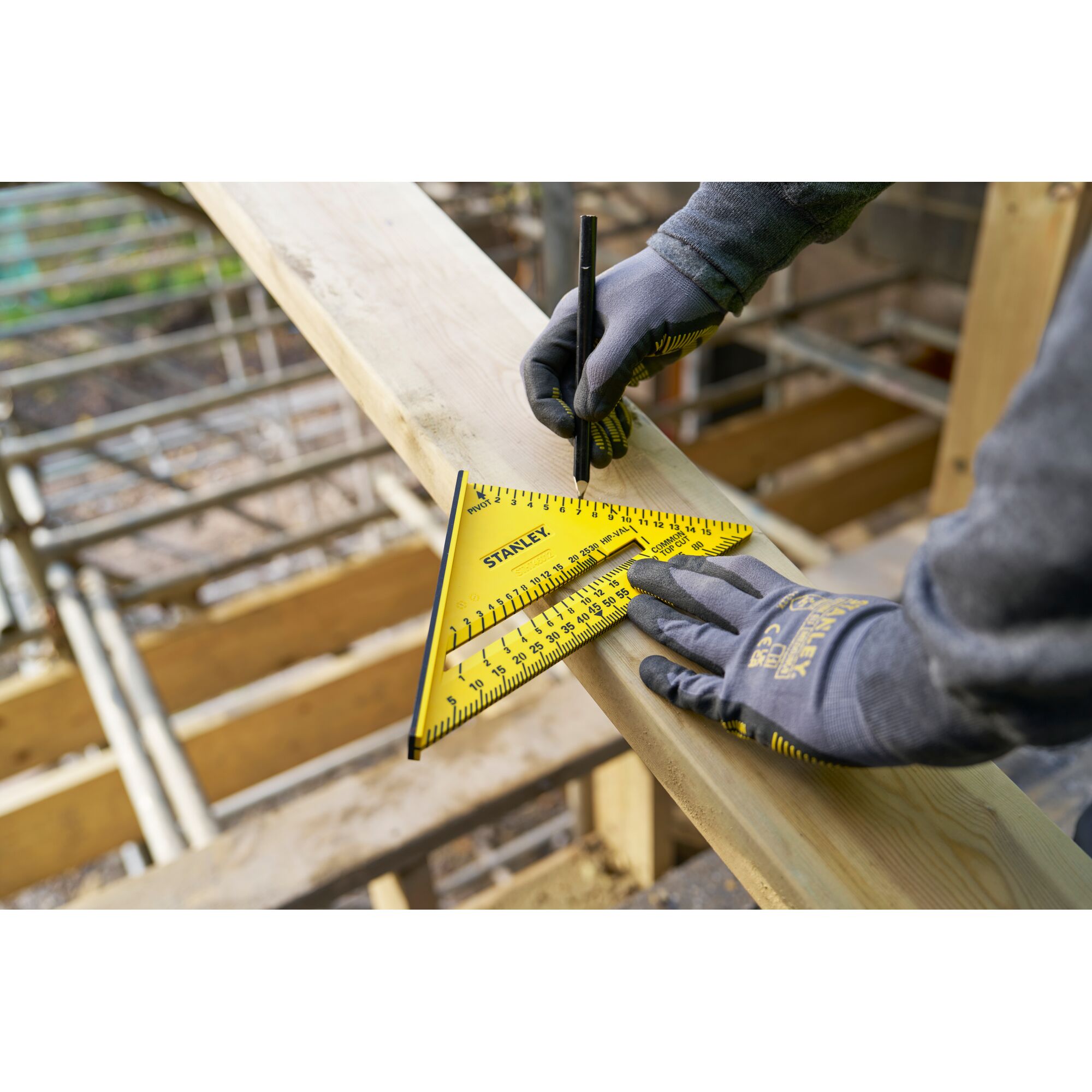 Escuadra STANLEY® Doble Color 180mm