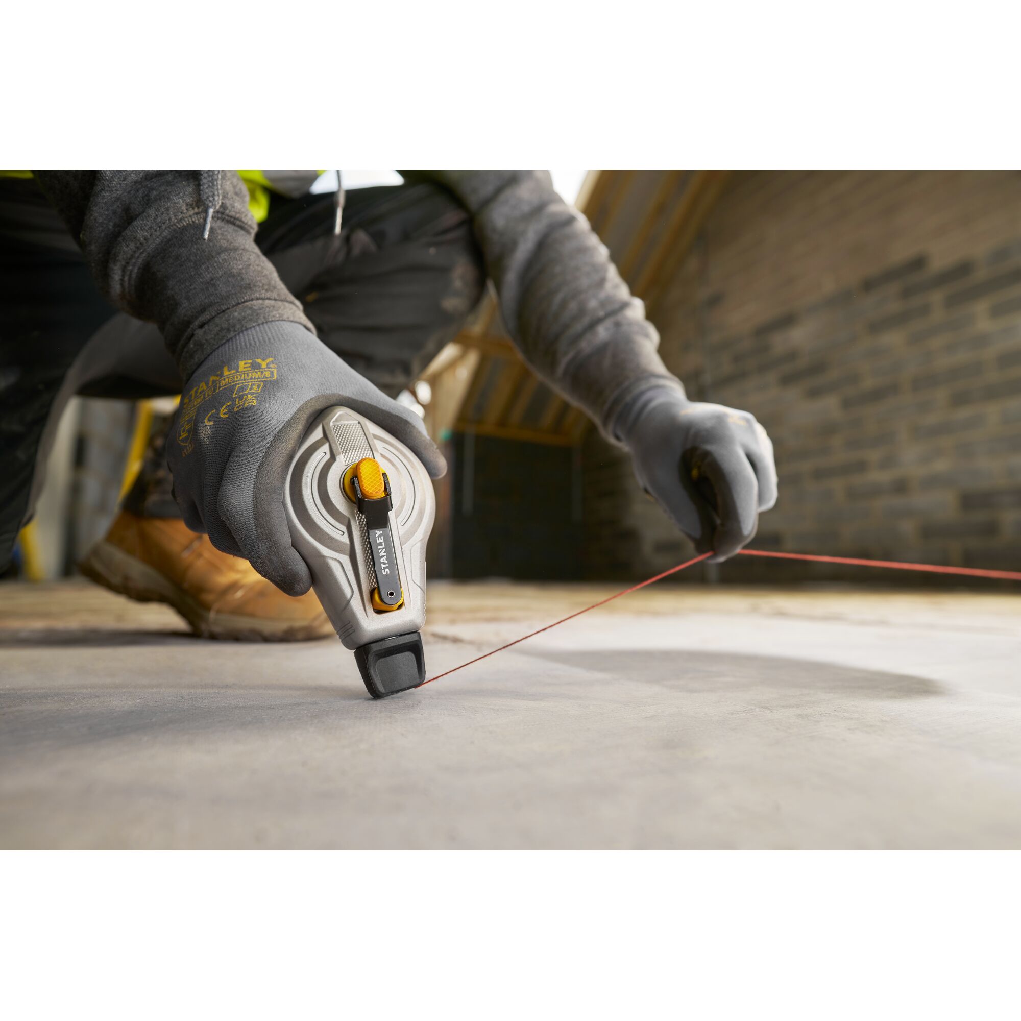Tiralíneas STANLEY® FATMAX® Aluminio 30m 6:1