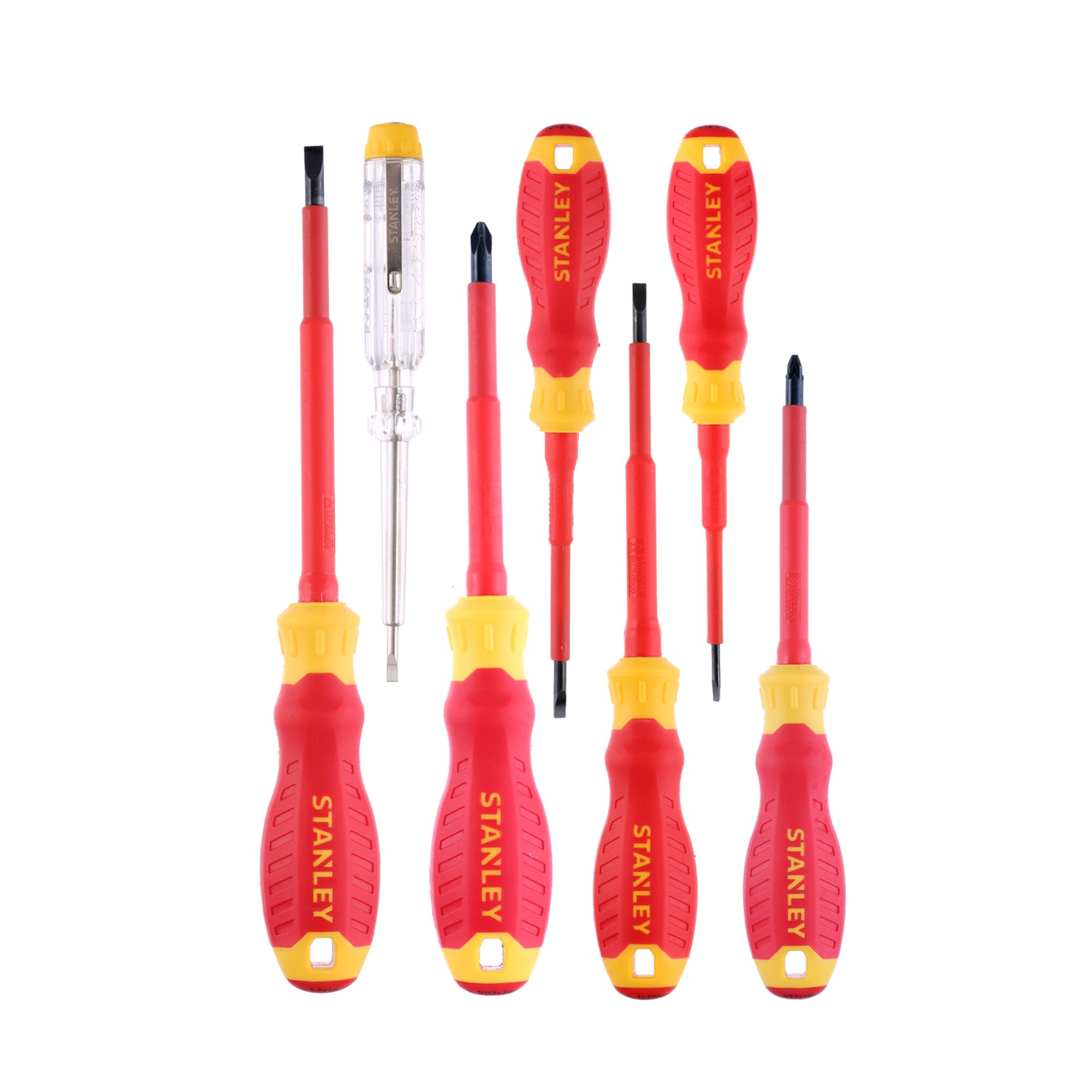 Juego de 7 destornilladores Cushion Grip Aislados