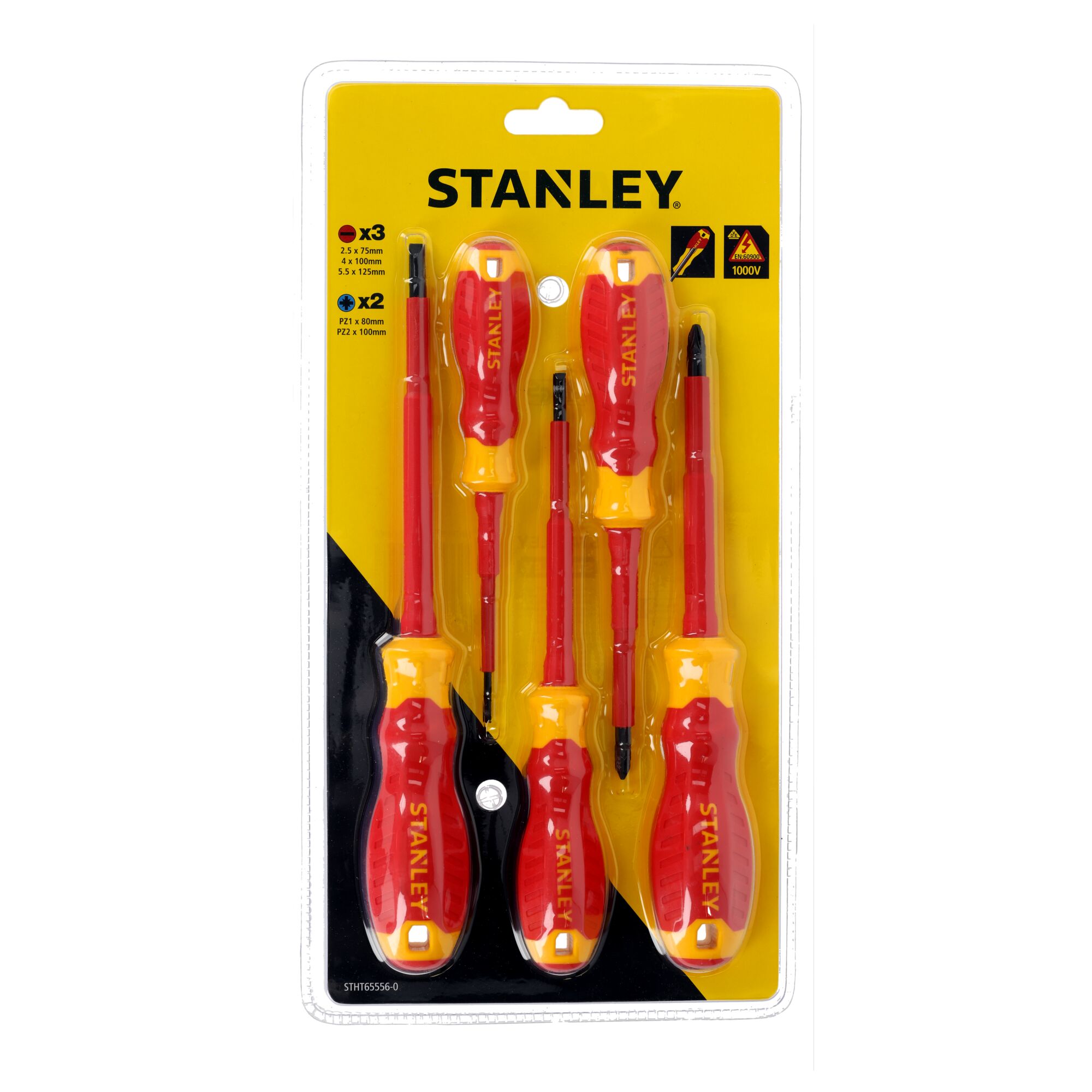 Juego de 5 destornilladores Cushion Grip Aislados