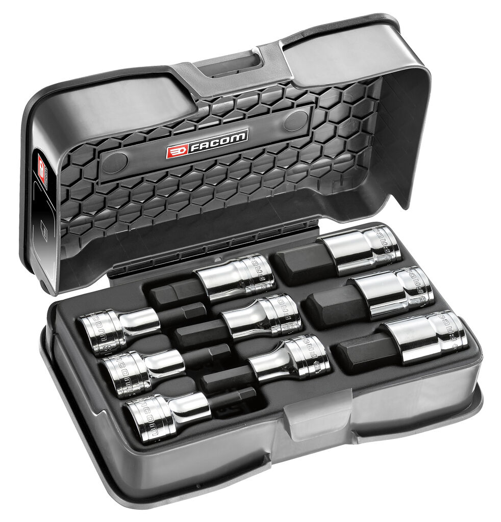 Cofre destornilladores-vasos 1/2