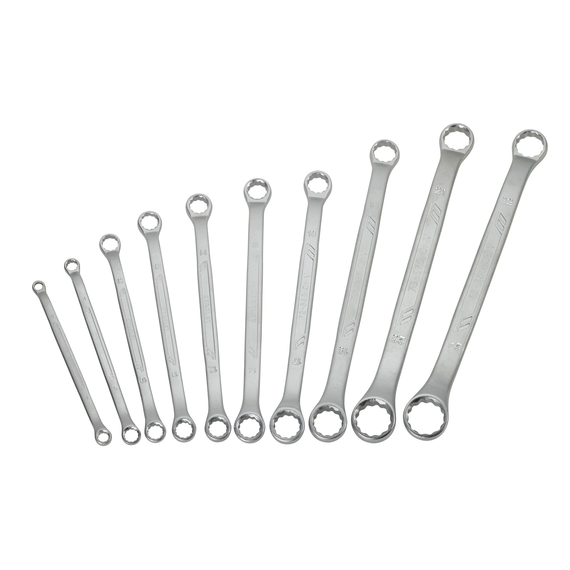 Transmodule. 10 llaves fijas cerradas acodadas