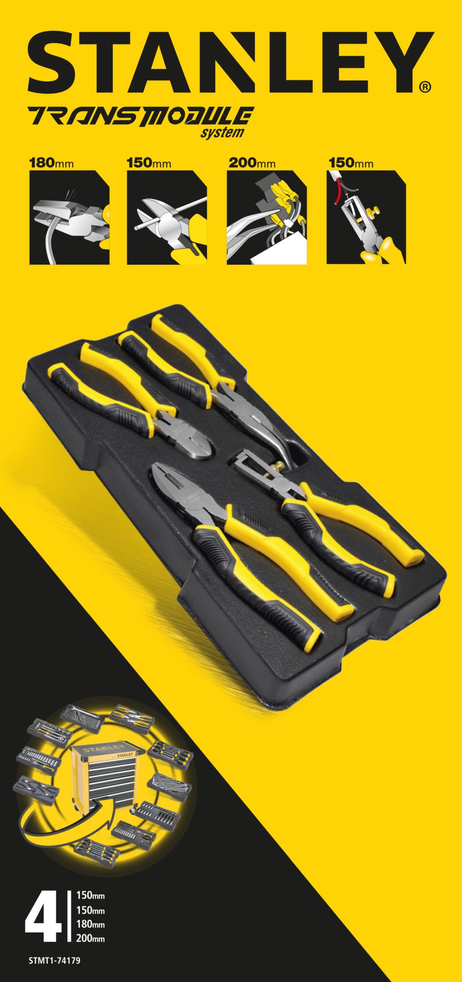 Transmodule. 4 Alicates Control Grip