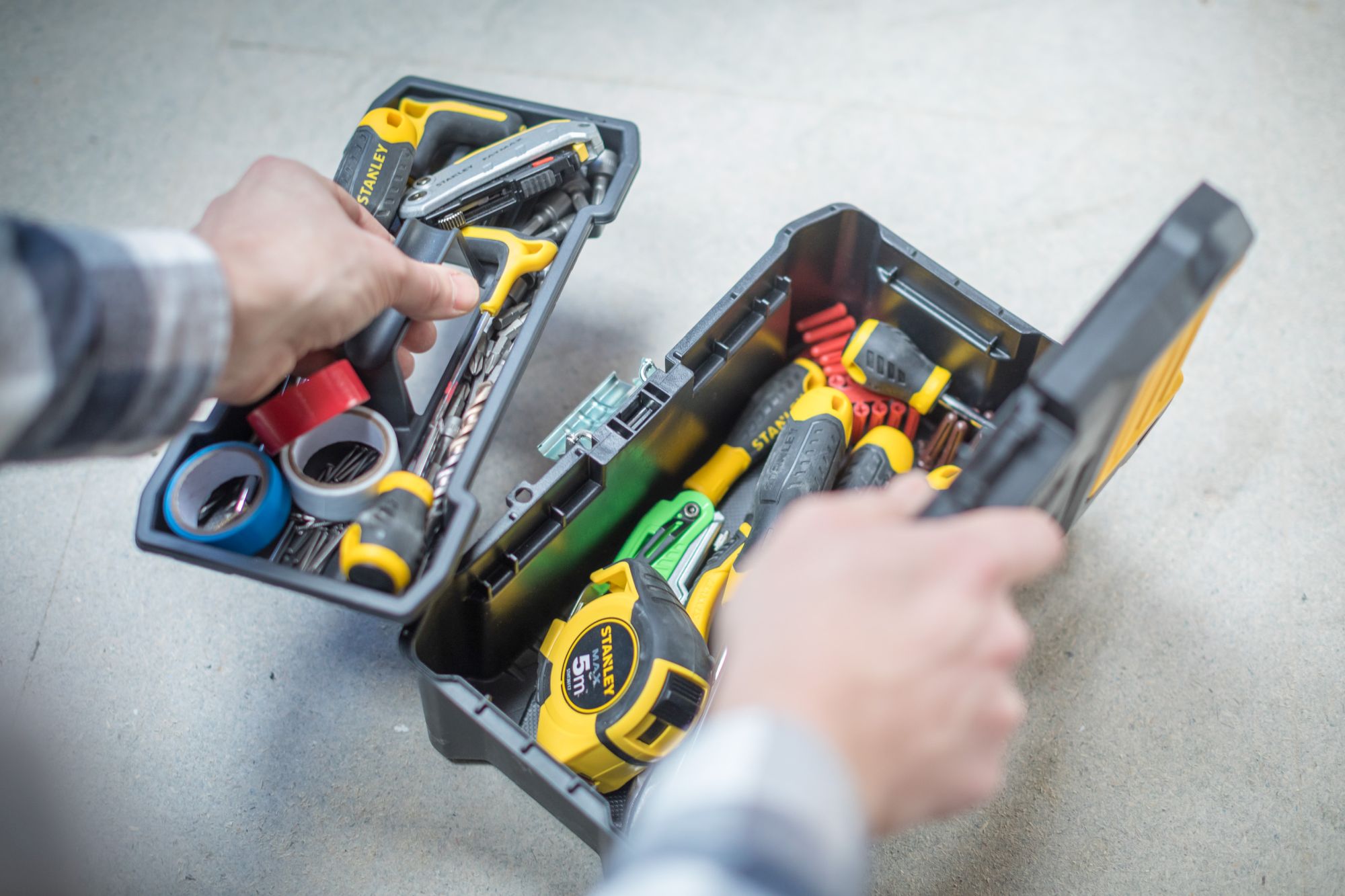 Caja de herramientas de plástico 12.5