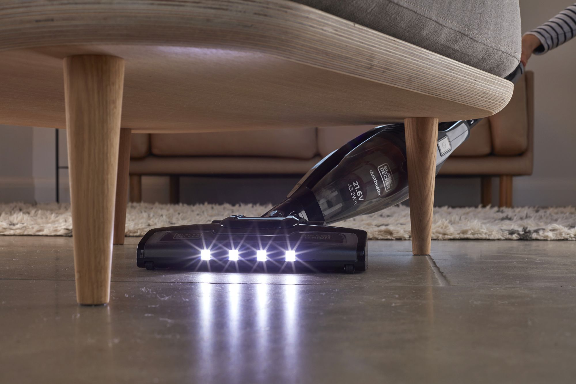 SVB620JW-QW - Aspirador de escoba 2 en 1. Potencia 21,6V y batería 2 Ah