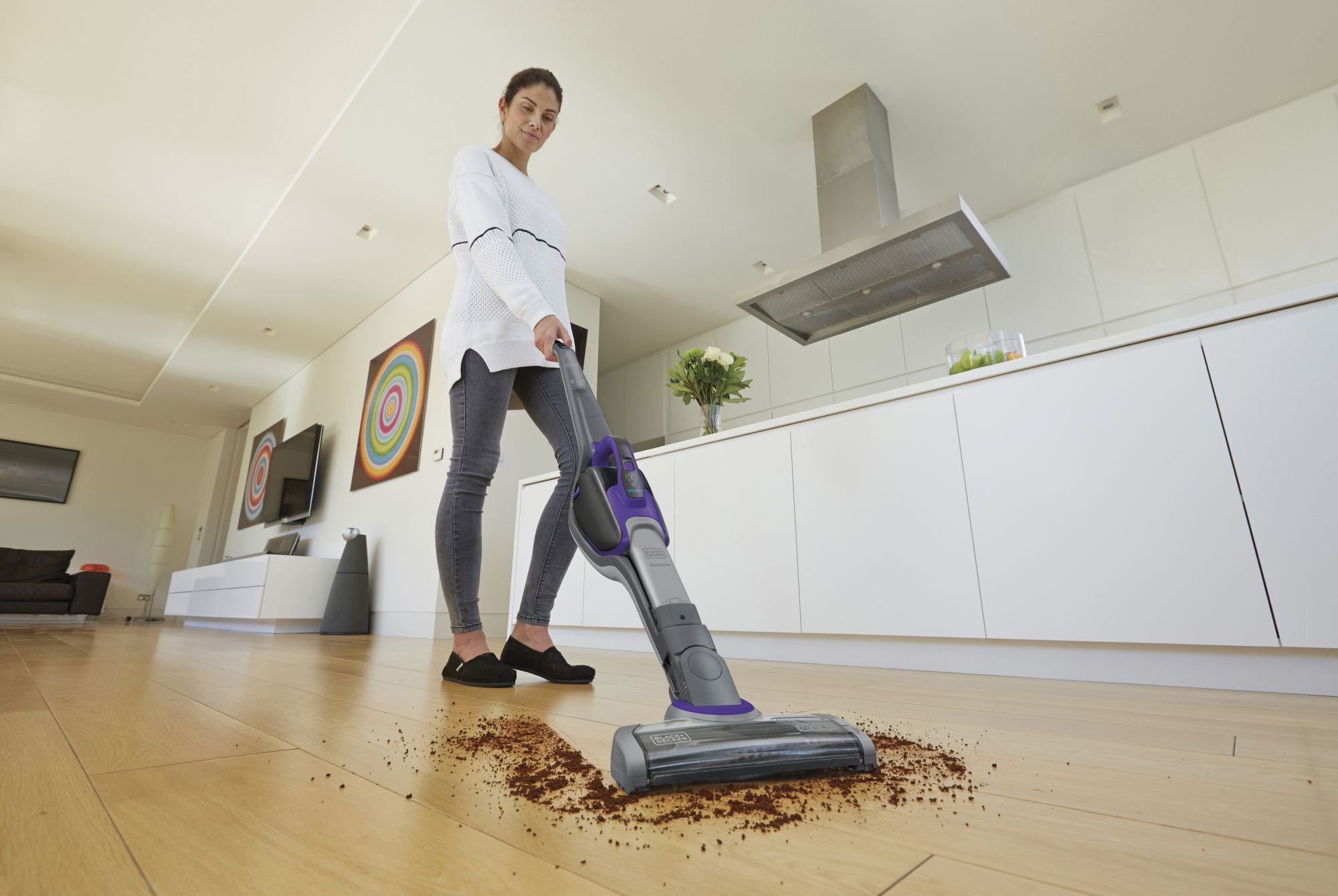 SVJ520BFSP-QW - Aspirador 2 en 1 Dustbuster 36Wh con tecnología SMART TECH