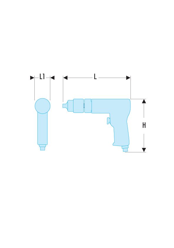 Taladradora con mandril de apriete automático 13 mm