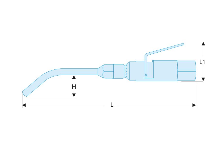 Boquilla para pistola de aire comprimido