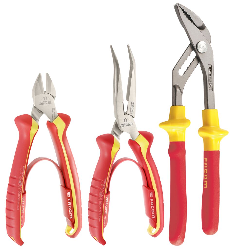 Juego de 3 alicates 1000 Voltios