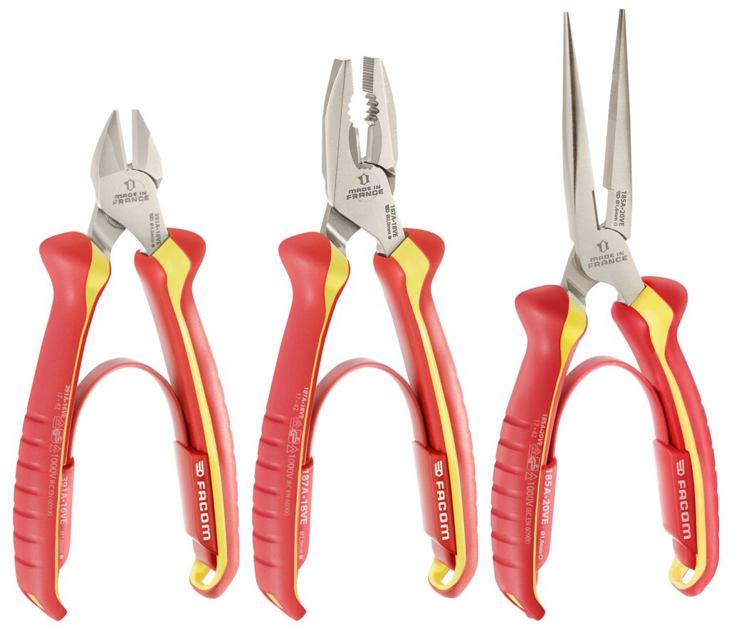 JUEGO 3 ALICATES 1000V