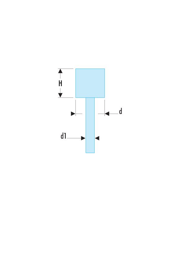 VM - Muelas en vástago 6 mm