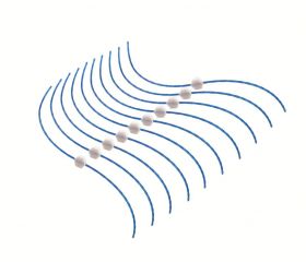 A6489-XJ - Paquete de 10  hilos 30cm HDL de 2,4mm trenzados y muy resistentes