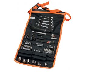 A7063-QZ - Rollo de nylon con 76 Accesorios para automóvil