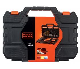 A7200-XJ - Juego de 109 piezas para Atornillar y taladrar con brocas 