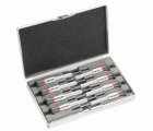 Caja de 8 destornilladores Micro-tech® de hoja sustituible Ranura- Phillips®