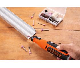 BCRT8IK-XJ - Multi-Herramienta Rotativa 7,2V con 53 Accesorios y Maletín