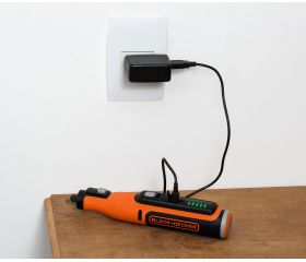 BCRT8IK-XJ - Multi-Herramienta Rotativa 7,2V con 53 Accesorios y Maletín