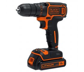 BDCDC18K-QW - Taladro atornillador 18V + cargador 400mA + Maletín + 1 batería