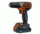 BDCDC18KST-QW - Taladro atornillador 18V 1.5Ah con batería Smart Tech,  cargador 400mA y maletín