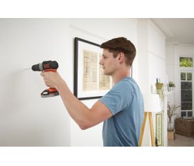 BDCHD12S1A-QW KIT Taladro Percutor 12V con batería 12V USB, 80 Accesorios y Cargador USB