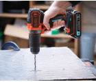 BDCHD18KST-QW - Taladro Percutor 18V 1.5Ah con batería Smart Tech,  cargador 400mA y maletín