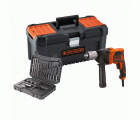 BEH850KA32-QS - Taladro Percutor 850W con set de 32 accesorios y caja de herramientas 16