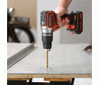 BL188D2KA31-QW - Taladro percutor BRUSHLESS 18V com 2 baterias 2,0Ah de Litio, set 31 acessórios, carregador e caixa de ferramentas 19