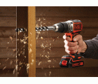 BL188KB-QW - Taladro Percutor BRUSHLESS 18V con 2 baterías 1,5Ah de Litio y maletín