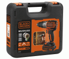 BL188KB-QW - Taladro Percutor BRUSHLESS 18V con 2 baterías 1,5Ah de Litio y maletín