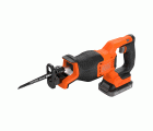 BLCR78E1-QW - Sierra de sable BRUSHLESS 18V con 1 batería de 2,5Ah, cargador y 3 hojas