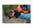 BLCR78E1-QW - Sierra de sable BRUSHLESS 18V con 1 batería de 2,5Ah, cargador y 3 hojas