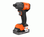 BLIM78E1K-QW - Atornillador de impacto BRUSHLESS 18V con 1 batería de 2,5Ah con indicador de carga, cargador rápido de 1A, 10 accesorios y maletín