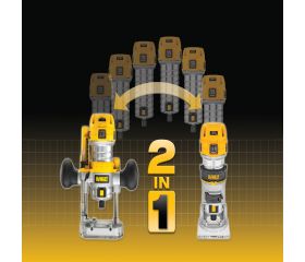 D26204K-QS - Fresadora Combo 900W