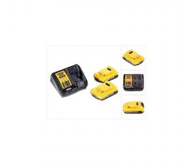 DCB115D2-QW - KIT 2 BATERÍAS CARRIL XR 18V LI-ION 2AH Y CARGADOR XR 10,8V - 14,4V - 18V CARRIL LI-ION
