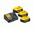 DCB115P3-QW - KIT 3 BATERÍAS CARRIL XR 18V LI-ION 5AH Y CARGADOR XR 10,8V - 14,4V - 18V CARRIL LI-ION