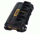 DCB1404-QW - Cargador 4 Puertos XR FLEXVOLT: 54V - 18V -  12V carril Li-Ion (4x4A)
