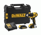 DCD708S2T-QW - Taladro Atornillador sin escobillas 18V con 2 baterías Li-Ion 1,5Ah