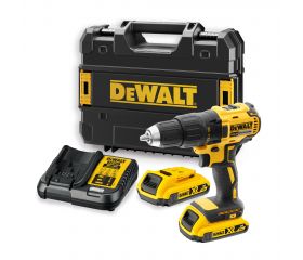 DCD777D2T-QW - Taladro Atornillador sin escobillas XR 18V 13mm con batería Li-Ion 2,0Ah y maletín