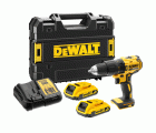 DCD778D2T-QW - Taladro Percutor sin escobillas XR 18V 13mm con 2 baterías Li-Ion 2.0Ah y maletín
