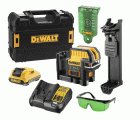 DCE0825D1G-QW - Láser autonivelante de líneas en cruz + 5 puntos 12V - verde