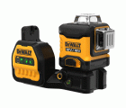 DCE089D1G18-QW Nivel Láser autonivelante VERDE de 3 líneas 360° XR 18V/12V con batería 18V Li-Ion 2Ah