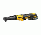DCF510E2G-QW - Llave de Carraca sin escobillas 1/2‘’ y 3/8’’ XR 18V POWERSTACK compacta engomada