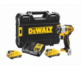 DCF801D2-QW Atornillador de Impacto sin escobillas XR 12V Li-Ion 2Ah