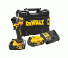 DCF850P2T-QW Atornillador Impacto compacto sin escobillas XR 18V Li-Ion 5Ah 1/4