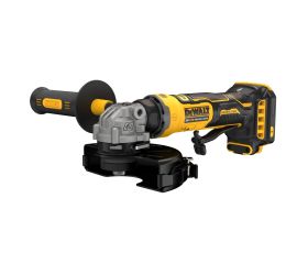 DCG404N-XJ - Mini-Amoladora sin escobillas XR 18V 125mm sin cargador/batería con interruptor hombre-muerto estilo neumático, Arranque Suave, Freno, Embrague