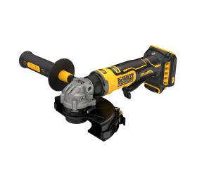 DCG404N-XJ - Mini-Amoladora sin escobillas XR 18V 125mm sin cargador/batería con interruptor hombre-muerto estilo neumático, Arranque Suave, Freno, Embrague