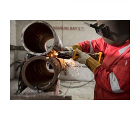 DCG405FN-XJ - Mini-Amoladora sin escobillas XR 18V 125mm con cabeza plana sin cargador/batería