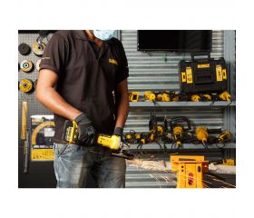 DCG405P2-QW - Mini-Amoladora sin escobillas 125mm XR 18V Li-Ion 5Ah con maletín TSTAK II